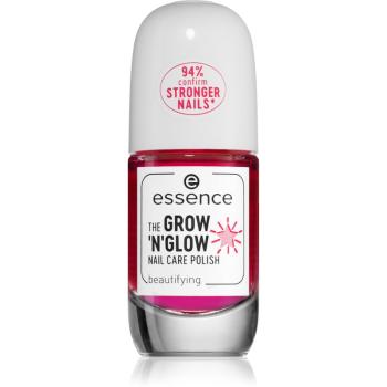 Essence The Grow'n Glow spevňujúci lak na nechty 8 ml