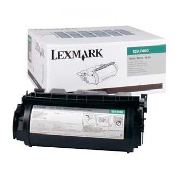 Lexmark 12A7460, black, 5000 str., return, originálny toner