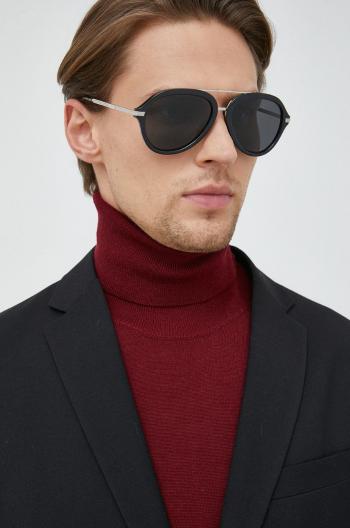 Slnečné okuliare Burberry pánske, čierna farba