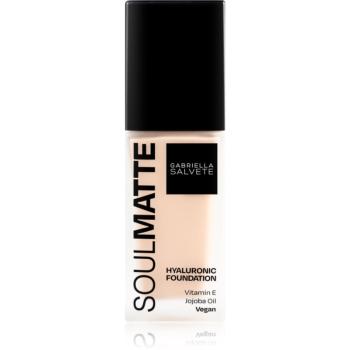 Gabriella Salvete SoulMatte dlhotrvajúci make-up s matným efektom odtieň 02 Ivory Cold 30 ml