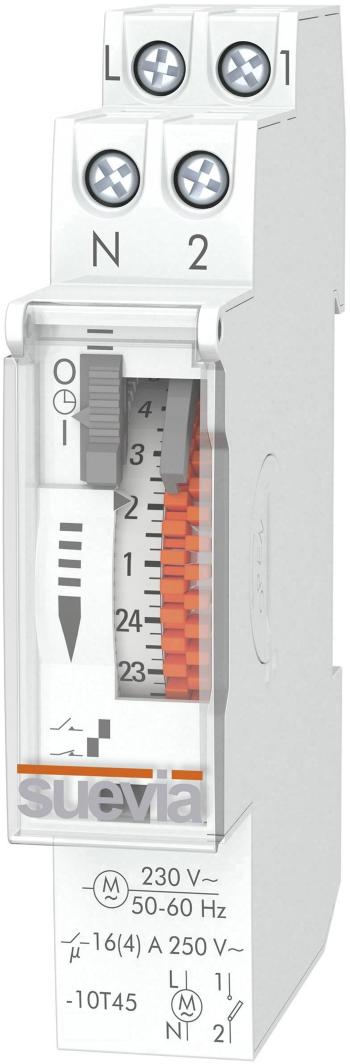 Suevia DinO One RD časovač na DIN lištu analógový  230 V/AC 16 (4) A/250 V