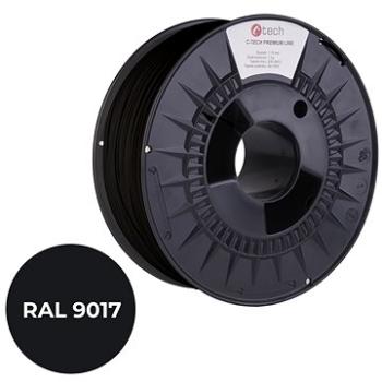 C-TECH filament PREMIUM LINE PLA dopravná čierna RAL9017 (3DF-P-PLA1.75-9017)