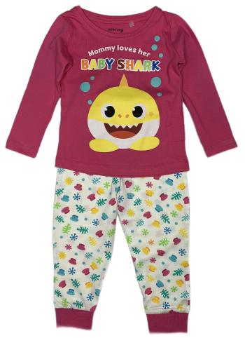 EPlus Dievčenské pyžamo - Baby Shark ružové Veľkosť - deti: 92