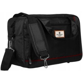 Peterson  Cestovné tašky PTNBPT03BLACKRED54786  Čierna