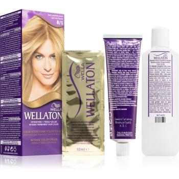 Wella Wellaton Intense permanentná farba na vlasy s arganovým olejom odtieň 8/1 Light Ash Blonde 1 ks