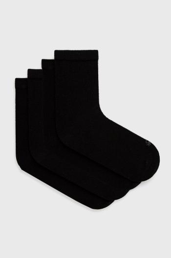 Ponožky United Colors of Benetton (4-pak) dámske, čierna farba