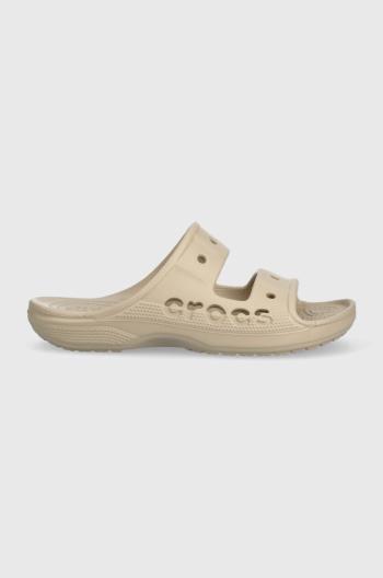 Šľapky Crocs Baya Sandal dámske, béžová farba, 207627