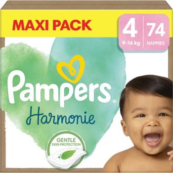 Pampers Harmonie Size 4 jednorazové plienky 9-14 kg 74 ks