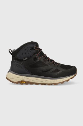 Topánky Jack Wolfskin Terraventure Texapore mid pánske, čierna farba, zateplené