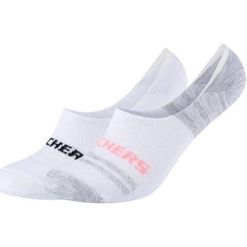 Skechers  2PPK Mesh Ventilation Footies Socks  Kotníkové ponožky Biela