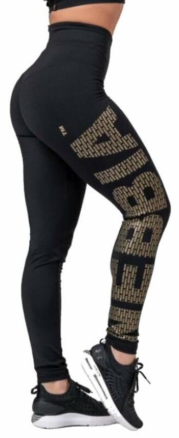 Nebbia Gold Print Leggings Black S