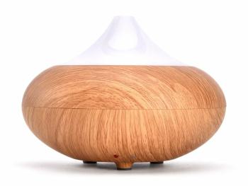 Aroma difuzér Fuji, osvěžovač a zvlhčovač vzduchu, imitace světlého dřeva, 150ml