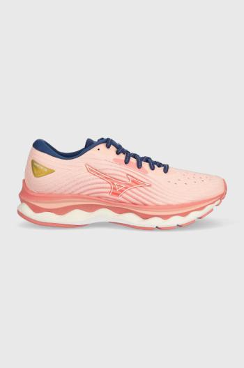 Bežecké topánky Mizuno Wave Sky 6 oranžová farba