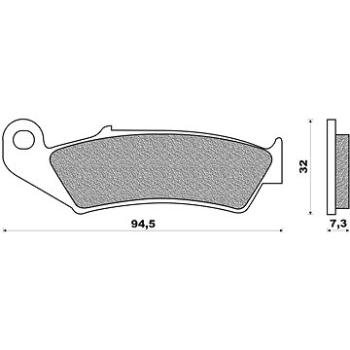 Newfren brzdové doštičky (zmes OFF ROAD DIRT SINTERED) (2 ks) M502 – 583 (M502-583)