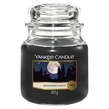 YANKEE CANDLE Classic Vonná sviečka stredná Midsummer's Night 411 g