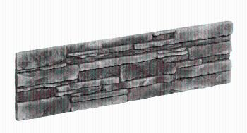 Obklad Incana Link Stone grafite 10x37,5 cm reliéfna LISTONEGF