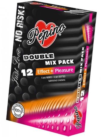 Pepino Double Mix home pack Kondómy 12 ks