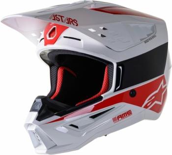 Alpinestars S-M5 Bond Helmet White/Red Glossy M Prilba