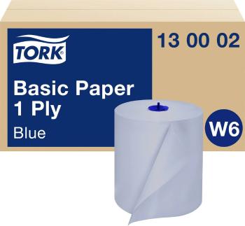 TORK 130002  papierové utierky, skladané (d x š) 250 m x 19.5 cm modrá  6 Role / balenie 1 sada