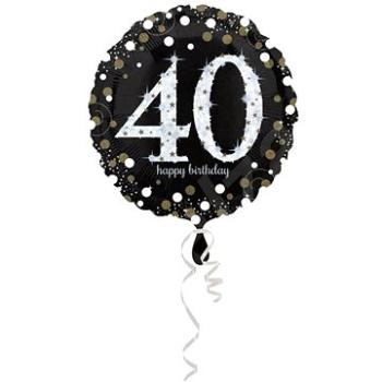 Balón fóliový 40 rokov - happy birthday - narodeniny - 43 cm (26635321303)