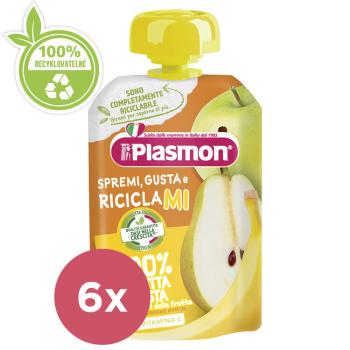 6x PLASMON Kapsička bezlepková ovocná mix 100 g, 6m+