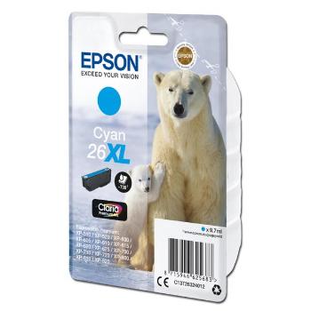 EPSON T2632 (C13T26324012) - originálna cartridge, azúrová, 9,7ml