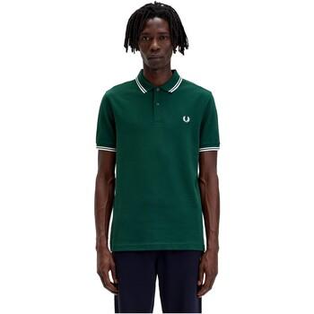 Fred Perry  Polokošele s krátkym rukávom POLO VERDE HOMBRE   M3600  Zelená