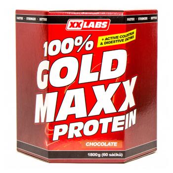 XXLABS 100% Gold maxx proteín čokoláda vrecká 60 x 30 g