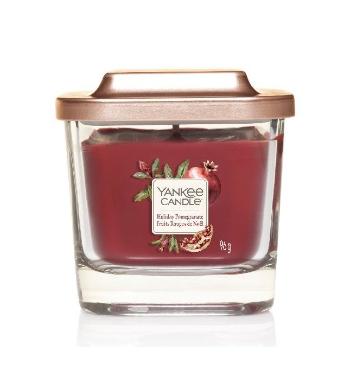 Yankee Candle Aromatická sviečka malá hranatá Holiday Pomegranate 96 g