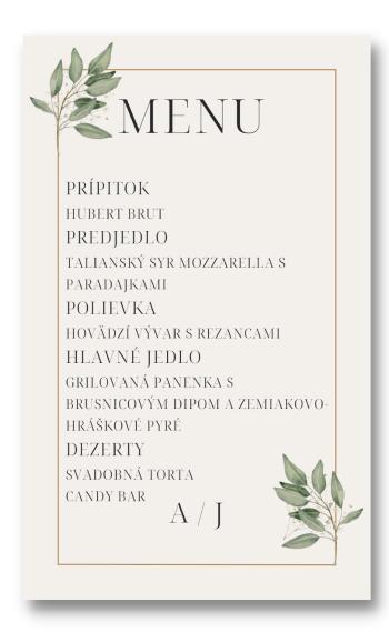 Menu - Eucalyptus Zvoľte množstvo: od 1 ks do 10 ks