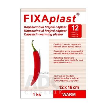 FIXAplast Kapsaicínová hrejivá náplasť WARM