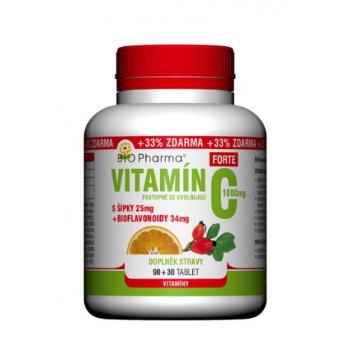 Bio Pharma Vitamín C forte 1000 mg 90 + 30 tbl