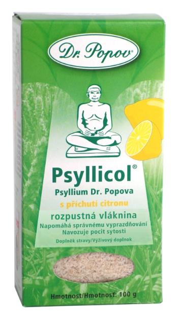 Dr. Popov PSYLLICOL CITRON rozpustná vláknina 100 g