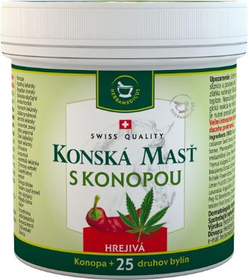 Herbamedicus Konská masť s konopou hrejivá 250 ml