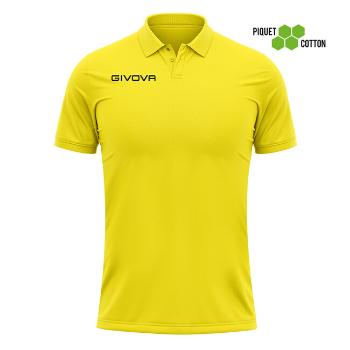 POLO COTONE PIQUET SUMMER GIALLO Tg. 4XS