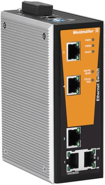 Weidmüller IE-SW-VL05MT-5TX priemyselný ethernetový switch  10 / 100 MBit/s