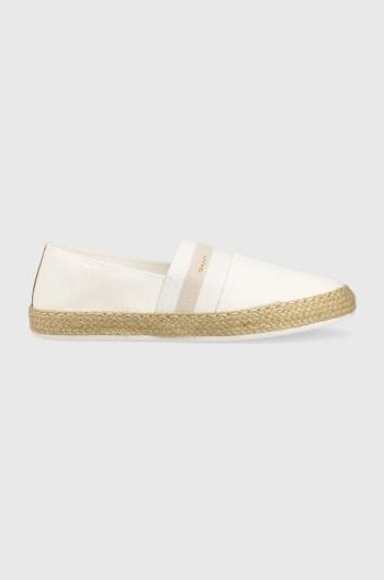 Espadrilky Gant Raffiaville biela farba, 26569821.G20