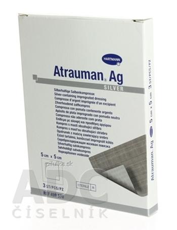 Hartmann Atrauman Ag kompres impregnovaný obsahuje striebro 3 ks