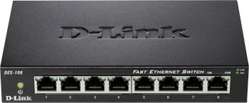 D-Link DES-108 sieťový switch 8 portů 100 MBit/s