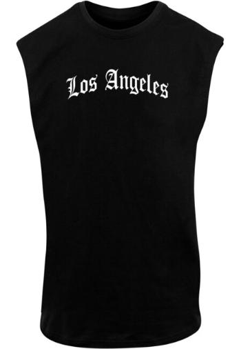 Mr. Tee Los Angeles Wording Sleeveless Tee black - L