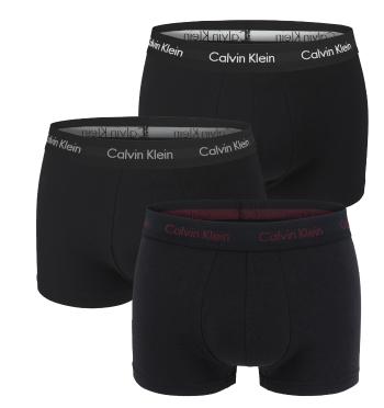 Calvin Klein - boxerky 3PACK cotton stretch black with modern color logo waist  - limitovaná edícia-L (91-96 cm)