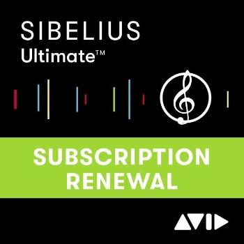 AVID Sibelius Ultimate 1Y Updates+Support (Renewal) (Digitálny produkt)