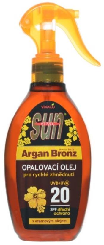 VIVACO Opaľovací olej s arganovým olejom SPF20 200 ml