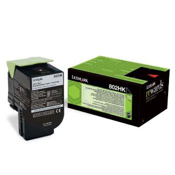 LEXMARK 80C2HK0 - originálny toner, čierny, 4000 strán