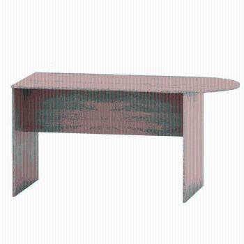 Zasadací stôl s oblúkom 150, dub sonoma, TEMPO ASISTENT NEW 022