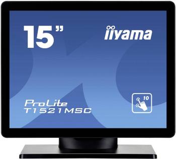 Iiyama T1521MSC-B1 dotykový monitor En.trieda 2021: E (A - G)  38.1 cm (15 palca) 1024 x 768 Pixel 4:3 8 ms VGA, USB TN