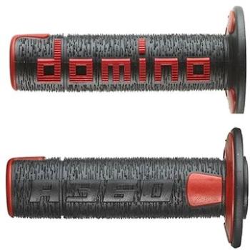 Domino gripy A360 offroad dĺžka 120 mm, čierno-červené (M018-186)