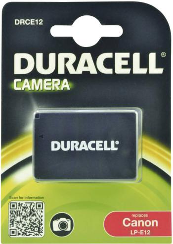 Duracell LP-E12 akumulátor do kamery Náhrada za orig. akumulátor LP-E12 7.4 V 800 mAh