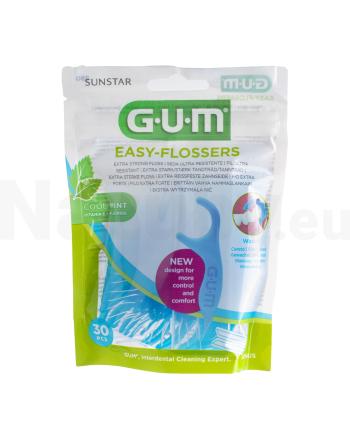 GUM Easy Flosser nosič s mentolovou nití 30ks