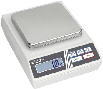 Kern 440-49A presná váha  Max. váživosť 6 kg Rozlíšenie 0.1 g 230 V, na batérie, napájanie z akumulátora strieborná